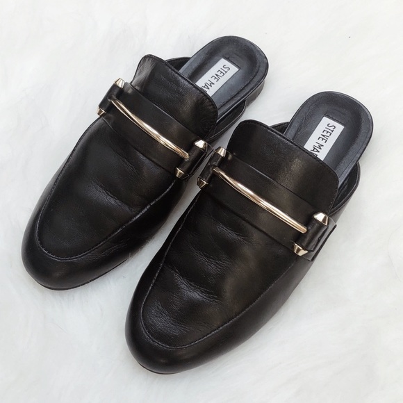 Steve Madden Shoes - Steve Madden • Black Leather Loafers